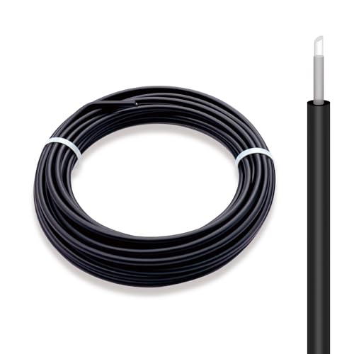 Electric Fence Wire Double Insulated Underground Hard Cable - 16Gauge, 36ft - Galvanized Steel Core - size: 16Gauge, 36Ft