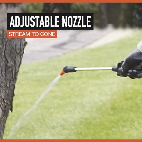 Ironton 12V Sprayer Pump, 8-Gallon, 1 GPM, 12V, 12ft. Vertical Spray Reach | Santoprene/Viton components, 11ft. hose, Compact property spraying, Targeted application, Lawn/garden use - size: 8 Gallon