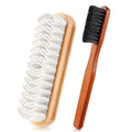 2 Pcs Suede Shoe Brush Nubuck Leather Cleaner Shoes Shine Dauber Crepe Applicators Set(2 Suede Detailing Brushes) - style: 2 Suede Detailing Brushes