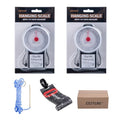 Goture Fishing Hanging Scale + Rope + Ruler, Mechanical Kitchen and Fish Fishing Scale, Multi-Purpose Portable Hand Held Dial Weight Scale with Tape Measure (50 Lbs / 22Kg) - color: Fishing Scale + Rope + Ruler