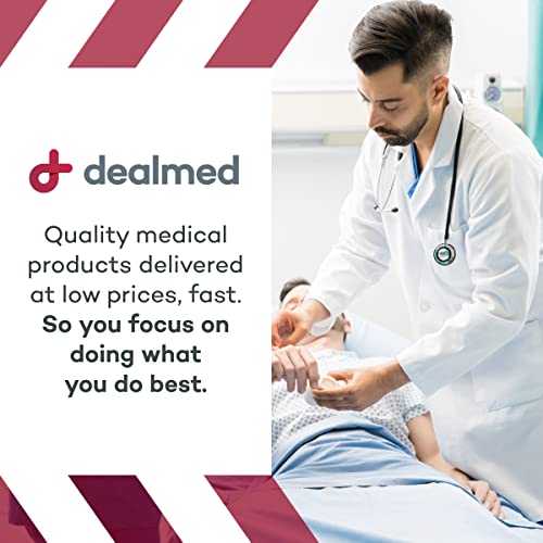 Dealmed 6 in Sterile Cotton-Tipped Applicators - 200 Count | 100% Pure Cotton Tips, Wooden Shafts, Individually Pouched 2 Per Pack, 100 Pouches Per Box, Skin Cleaning, Arts & Crafts - size: 6" Sterile (Box of 200)