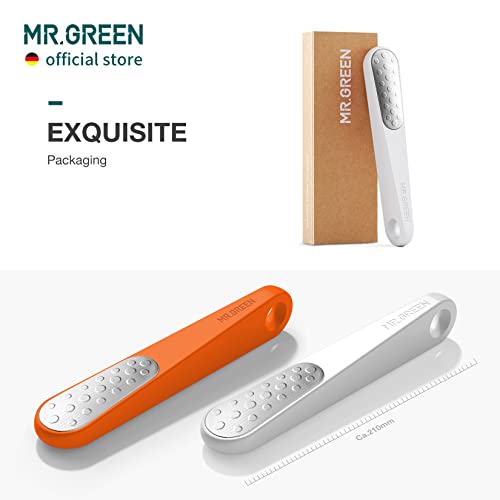 MR.GREEN Foot File Double Sided Callus Remover for Dead Skin Professional Pedicure Tools Callous Scraper Foot Sander Heel Filer (White) - color: White