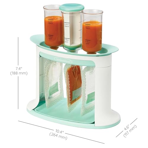 Infantino Squeeze Station, Baby Food Pouch Filler, BPA-Free - style: Squeeze Station - New & Improved