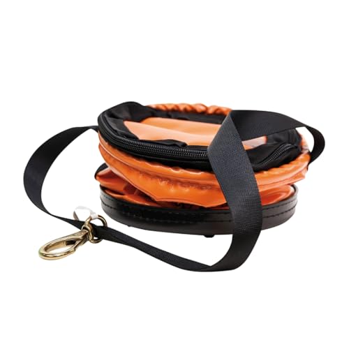 Klein Tools 5109CSV Tool Bucket, Top Closing Vinyl Lineman Bucket with Swivel Snap and Web Handle, 12-Inch, 100-Pound Load Rated Tool Holder - style: Top Closing Vinyl with Swivel Snap Hook