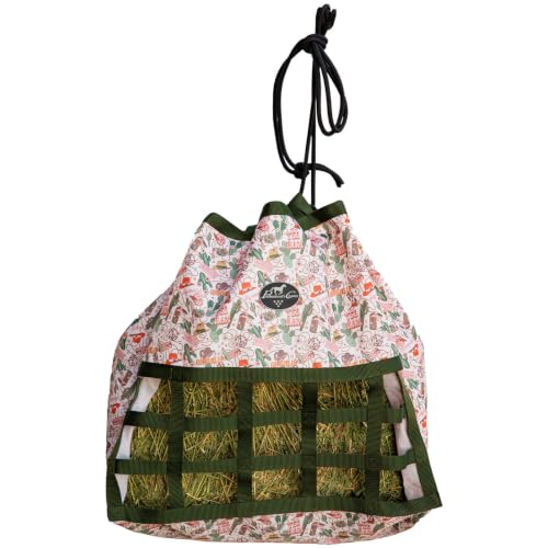 Professional's Choice Scratch Free Hay Bag | Slow Feed Horse Hay Holder - color: Cowgirl