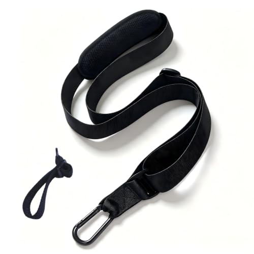 Trimmer Strap for Weed Eater Strap, Heavy Duty Shoulder Straps | Universal Padded Harness Compatible with Greenworks, EGO, Leaf Blowers, String Trimmers, Shrub Trimmers, Black