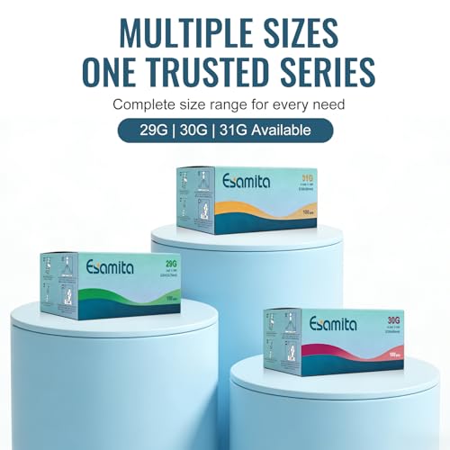 1ml Lab Supplies, 31G 5/16”, Disposable Individually, Box of 100
