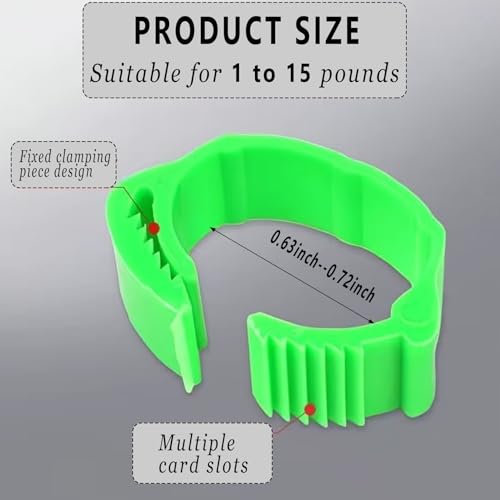 150 PCS Poultry Leg Bands, Adjustable Numbered Chicken Leg Rings for Identification, 5 Colors for Chickens, Ducks, Geese, Turkeys, Farm Management