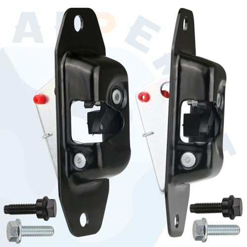 Tailgate Latch Lock w/Bolts 23158822 38677 Compatible with 2007-2018 Chevrolet Chevy Silverado/GMC Sierra 1500 2500 HD 3500 HD for Rear Tail Gate Panel Side Left & Right - size: 2007-2014