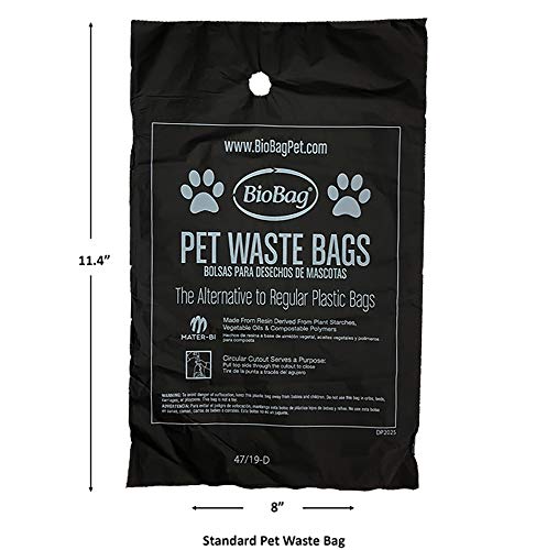 BioBag Compostable Pet Waste Bags, Standard Size, 50 Count (187105-4) (Pack of 4) - color: Blue, size: 50 Count (Pack of 4)