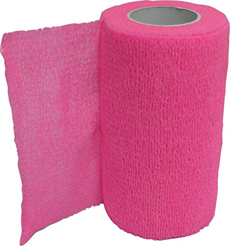 Wrap-It-Up Flexible Bandage, 4" x 5 yd, Hot Pink - color: Pink