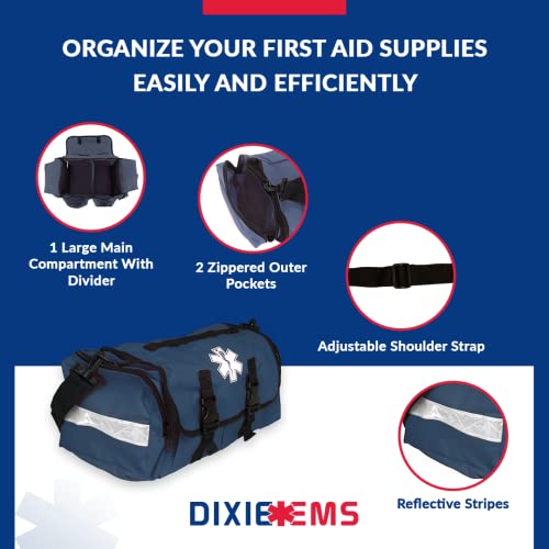 Dixigear First Responder On Call Trauma Bag W/Reflectors - Navy - color: Navy