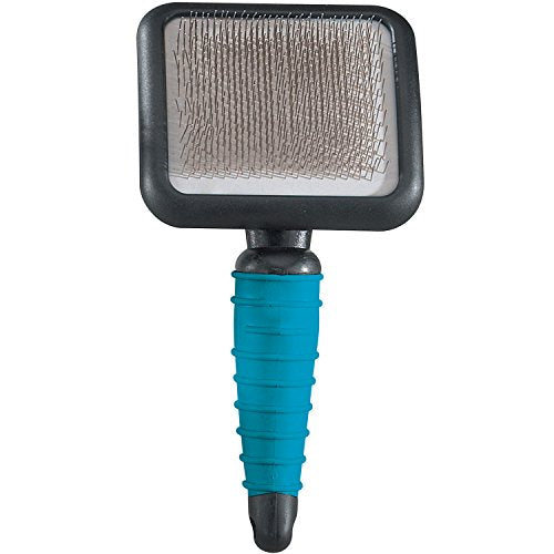 Master Grooming Tools Ergonomic Slicker Brushes — Molded Brushes for Grooming Dogs - Large, 4" x 3½" - size: Large