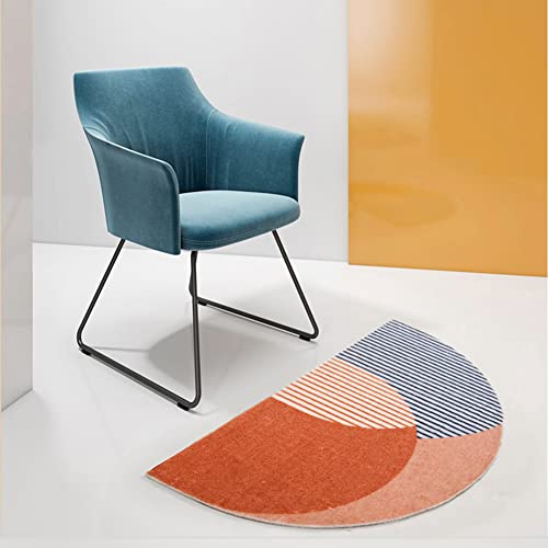 Half Round Inside Door Mats for Front Door Mat Indoor 17"x28" Entryway Rug Boho Door Mat,Half Circle Cute Welcome Mat Indoor Entrance mats,Semicircle Non-Slip Low-Profile (17"x28")