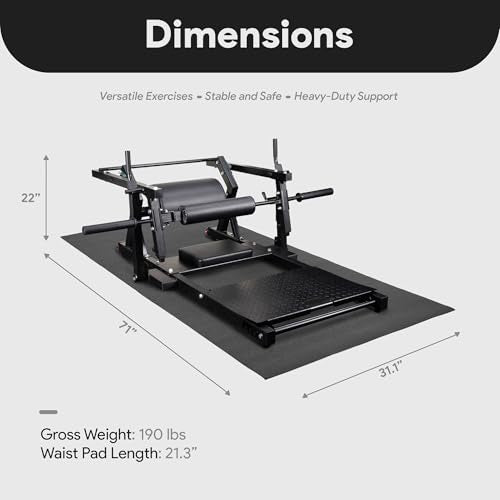 BalanceFrom Strength Training Machine, Adjustable Multifunctional Fitness Equipment for Home & Gym - style: Hip Thrust