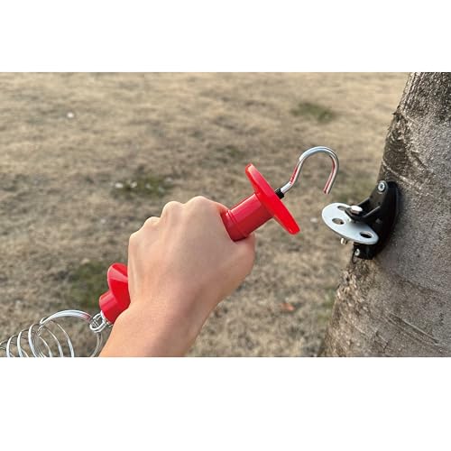 Insulated Fence Plastic Gate Handle, 10PCS Handle Heavy Duty Electric Fence Gate Handle, Red - color: Red, size: PK10