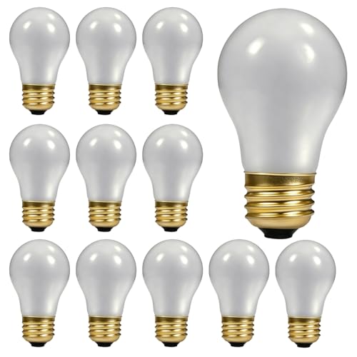 12-Pack 40W Heat Lamp Bulb, Shatterproof, Compatible With Hatco 02.30.265 | 120V/130V Power, Steady Heat Output, Even Coverage, for Buffet Food Warming or Heat Lamp Fixture