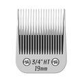 3/4HT Detachable Dog Grooming Stainless Steel Blades for Andis/Oster A5 | Compatible with wahl km10 dog clipper ,Cut Length 3/4"(19mm) - color: Silver, size: 3/4HT 19mm