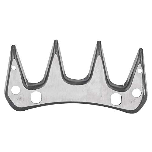 Stainless Steel Sheep Clippers Replacement Shearing Cutter 13 Tooth Curved with Upper Serration, 9 13 Tooth Straight Curved for Goat Grooming Livestock Trimming, Reduces Snagging o - size: 13-tooth curved (+ swing )