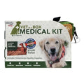 Adventure Dog Medical Kit - Vet in a Box | Includes Disposable Skin Stapler, QuikClot Gauze & Hemostat Forceps, Plus LED Headlamp for Hands-Free Pet First Aid