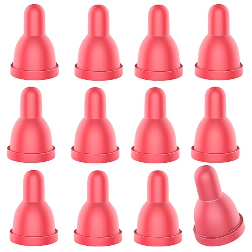 12Pcs Sheep Goat Lamb Milk Nipples Soft Rubber Pacifier | Lamb Pacifier for Small Animal Feed Orphaned Lamb - size: 12PCS Lamb pacifier