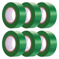 6 Pack Dark Green Flagging Tape, Non-Adhesive Marking Tape, 1"*600ft | Plastic Ribbon Neon Marking Roll for Tree Marking, Hunting, Boundaries and Hazardous Areas,Trail Marking - color: Dark Green