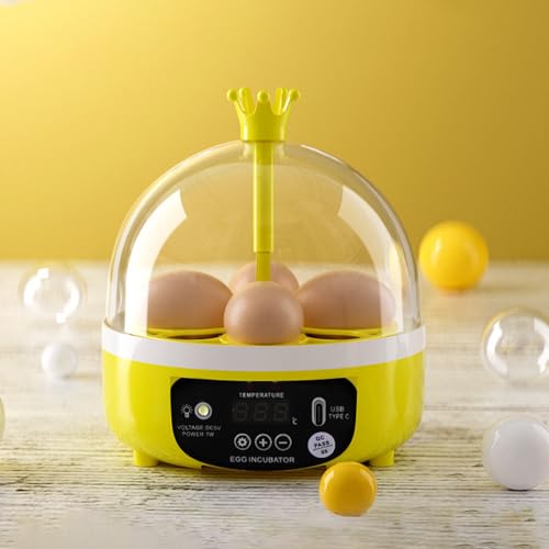 Egg Incubator with Manual Egg Turning & Humidity Control, Incubators for Hatching Eggs, Poultry Incubator for Chicken Duck Goose Quail Bird Eggs, for Kids (Manual)
