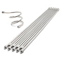 10Pack 19.5Inch Flexible Nozzle Extension Brass Mist Rod for Misting System | Bendable Copper Extended Pole 10/24 UNC for Garden, Humidification, Spraying, Outdoor Cooling, Dust Control, Landscaping - size: 19.5 Inch