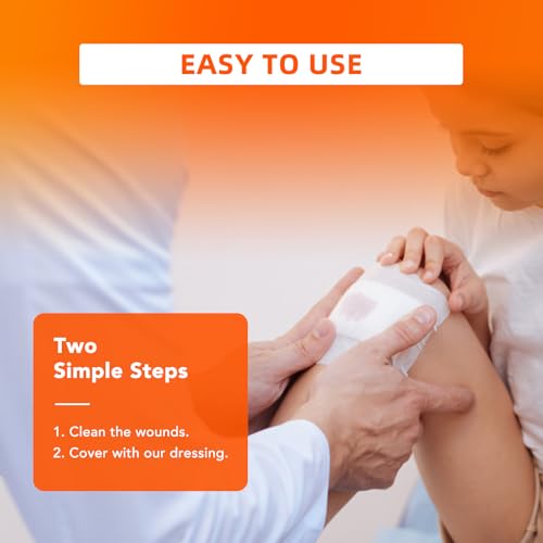 Carbou Island Dressing 4"x4" 30ct Sterile Bordered Gauze Pads Wound Care | Sterile Individually Wrapped packs,Highly Absorbent Adhesive Dressing Pad,Bordered Gauze With Adhesive Border,Island Bandages - size: 4‘’x4''