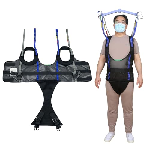 Patient Walking Sling for Standing Exercise,Lift Walking Sling Standing Aids for Patient Ambulation Training -Safety Loading Weight 550 Lbs (Large-Pack of 1) - size: Large-Pack of 1