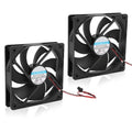 2Pcs Incubator Fan Incubator Exhaust Fan Low Noise High Power Motor | Incubator Uniform Temperature Fan for Poultry Farms Labs Lower Fan - style: Lower Fan*2pcs