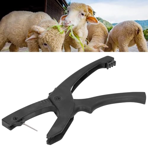 Lightweight TPU Ear Tag Applicator for Pigs, Sheep, Goats, Cattle — Automatic Springback, Energy Saving, Simple Leverage Operation, Durable Animal Identification