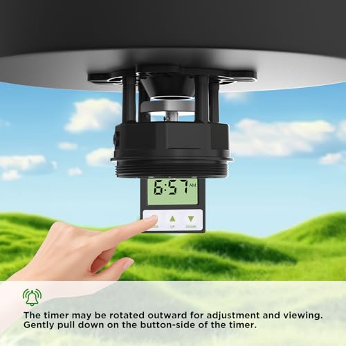 Deer Feeder Kit,Motor and Timer Kit with Programable Digital Timer,Up to 4 Feed Time,Easy to Install for Hunting Game Feeder,Batteries Not Included