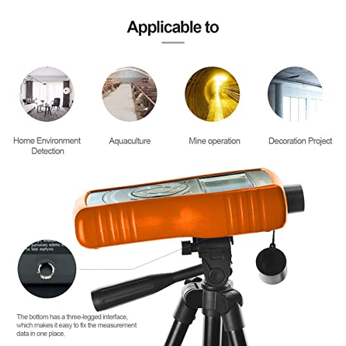 BTMETER Ammonia Gas Detector Sensor 5800G and Industrial Thermometer 981D Combo - color: 5800G NH3 Monitor +Thermometer 981D