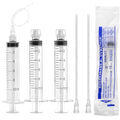10 Pack 10ml Luer Lock Syringe - Syringes for Liquid with Soft Tube - Individually Pcakaged，Scientific Labs and Measuring, Refilling Inks - style: 10ml - 2.0mm Tube