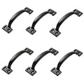 V171 6-1/2” Pulls in Black (6 Pack) - size: 6-1/2 inch 6 Pack