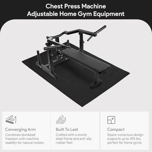 BalanceFrom Strength Training Machine, Adjustable Multifunctional Fitness Equipment for Home & Gym - style: Chest Press