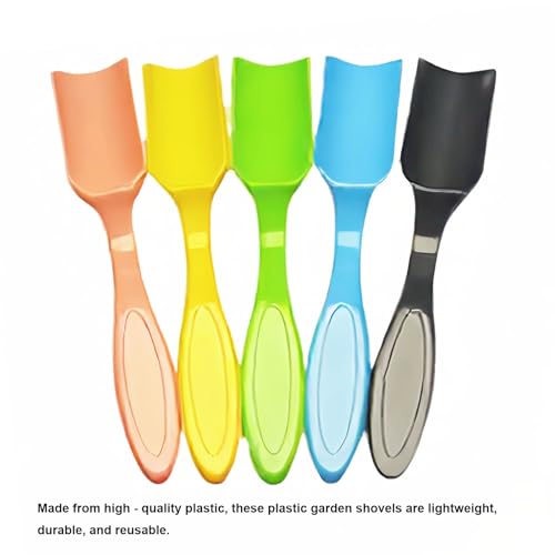 12PCS Bonsai Soil Scoop Set, Plastic Garden Scoops, Mini Potting Shovel | Mini Garden Tool Set, Dual-Size Succulent Planting Tools for Indoor Plants, Planting, Transplanting Soil Mixing