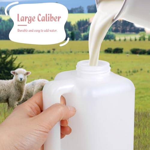800ml Lamb Feeding Bottles for Goat | Sheep Bottle and Goat Nursing Bottle, Lamb Bottle for Sheep, Lamb, Calf and Other Mammal Feeding