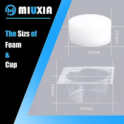 Dip Foam - 24Pcs Dip Cups Rinse Caps Tip Rinse Dip Clean Professional Cartridge Dip Foam Cleaning… (Pack of 3) - size: 24PCS (Pack of 3)