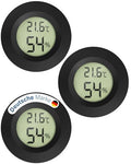 3 x Digital Hygrometer Thermometer for Indoor – Mini Humidity Meter with Accurate Sensor Temperature and Humidity Monitor for Home, Humidor, Reptile Tank – Fahrenheit (℉) /Celsius(℃)