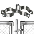2 Pack 1-7/8" x 1-7/8" Chain Link Fence Gate Hinge, 304 Stainless Steel Heavy Duty Male Female Post Hinges with Bolts and Nuts - color: 1-7/8", size: 1-7/8"