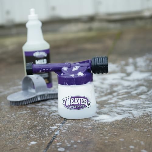 Weaver Livestock Mini Foamer for Cleaning Horses, Goats, Sheep, Swine or Dogs Includes Container with lid and Spray Nozzle with Easy On/Off