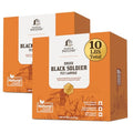 Black Soldier Fly Larvae for Chickens – High Calcium Chicken Treats for Strong Eggshells & Egg Production – Dried BSFL Grubs Poultry Feed for Ducks, Wild Birds & Backyard Flocks, 10lb - size: 10lb, style: Soldier Fly Larvae