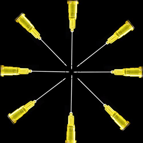 100 Pack 20Ga 1 1/2 Inch Stainless Steel Dispensing Lab Tools Accessories for Scientific Labs, Measuring and Refilling, Individually Wrapped - size: 20G 1-1/2 inch