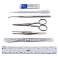 Dissection Kit for Biology Lab & Anatomy - Stainless Steel Scalpel Knife Set for Medical & Veterinary Students, KIT1019-7 Pcs - style: KIT1019 - 7 Pcs