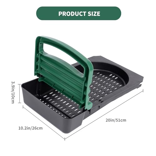 Chicken Nesting Box Tray, Plastic Laying Box Tray for Chicken Nest Boxes