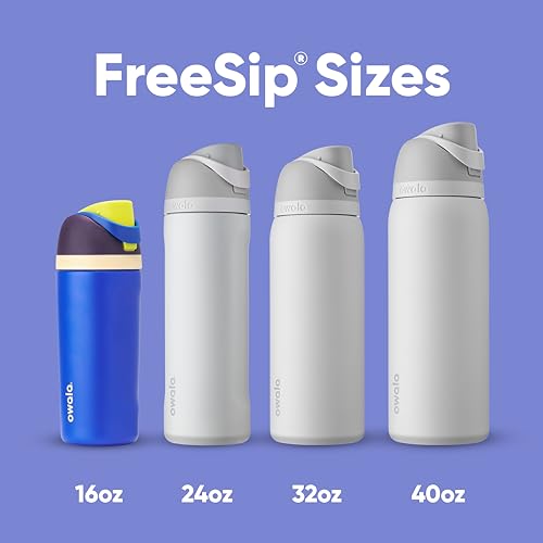 Owala FreeSip Kids Stainless Steel Water Bottle 16 oz Celestial Sphere - color: Celestial Sphere, size: 16 Ounces