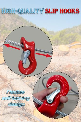 Single Leg Wire Rope Sling - size: 1/2IN-10FT