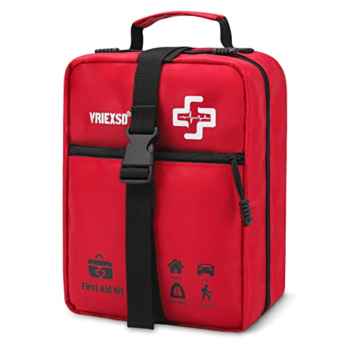 VRIEXSD 400 Piece Large First Aid Kit for Home, Car, Travel, Camping,Sports | Comprehensive & Well-Organized First Aid Kit – Premium Emergency Medical Supplies for Office, Hiking, Business & Outdoor Use